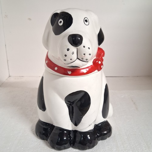 Vintage ceramic spotted dog - ceramic,